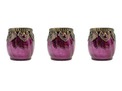 3er set windlicht teelichtglas - windlicht,