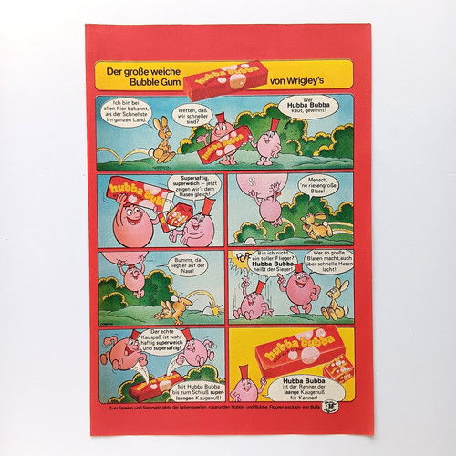 1980 hubba bubba kaugummi - 1980,