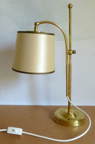 Vintage messing tischlampe - messing,