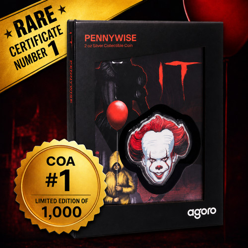 Unzen silber pennywise - silber,