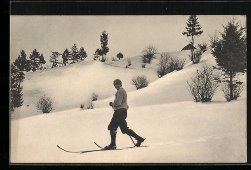 Winterliche landschaft mit - winterliche,