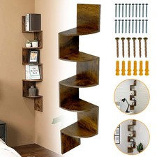 5 Ablagen Eckregal Wand Regal