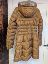 NEU !!! Napapijri Daunenmantel gold L Kapuze Felleinsatz