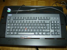 IBM Space Saver II Keyboard RT3200 V:5NWTGR mit Trackpoint - Vintage PS2 QWERTZ