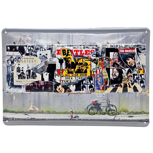 Blechschild the beatles - the,