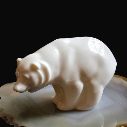 Porzellanfigur eisbär - porzellanfigur,