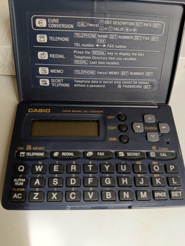Casio data bank - casio,