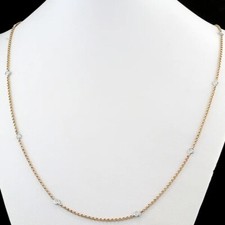 Halskette collier diamanten - collier,
