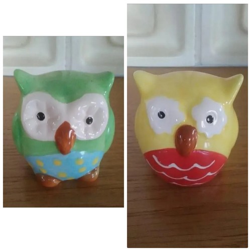 Kleine spardosen eulen - spardosen,