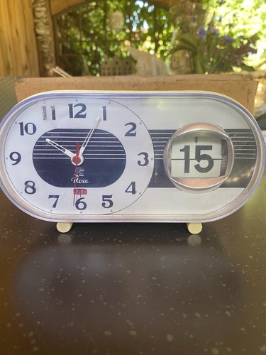 Alte uhr wecker kalender - wecker, firma