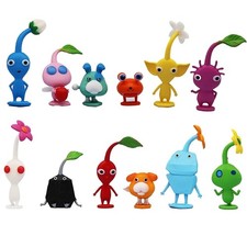 6/12Pcs Spiel Anime Pikmin Figur Kapitän Olimar Sammlung Modell Puppe Spielzeug