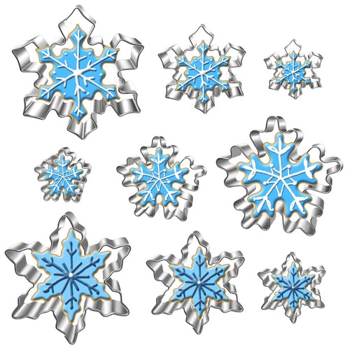 Schneeflocken ausstecher set - ausstecher,