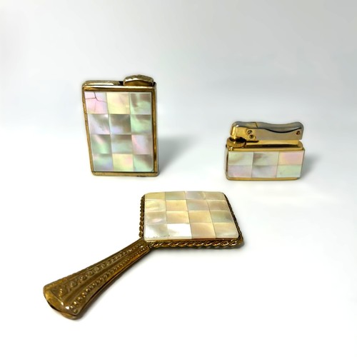 Vintage perlmutt vanity - vanity, set