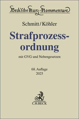 Strafprozessordnung stpo - strafprozessordnung.,