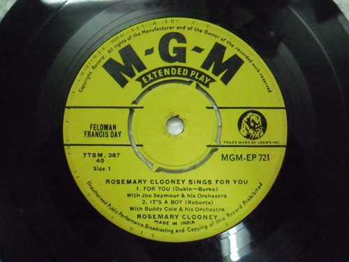 Rosemary clooney mgm - ep, 121