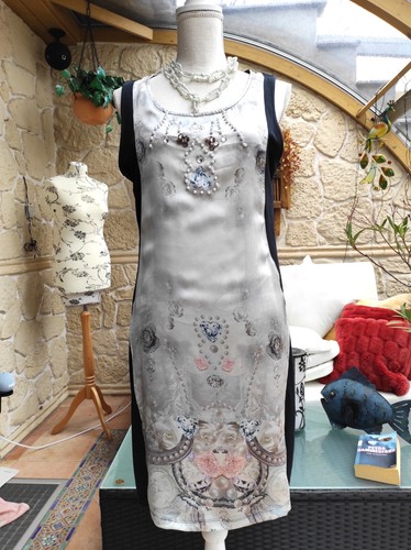 Cream kleid etuikleid - kleid,