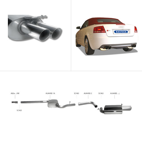 Bastuck komplettanlage 00 08 - bastuck,