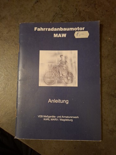 Betriebsanleitung maw motor - betriebsanleitung,