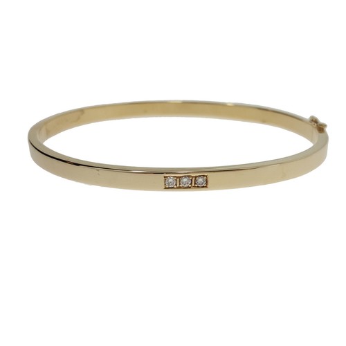 Armreif 585 gelbgold - armreif, mit