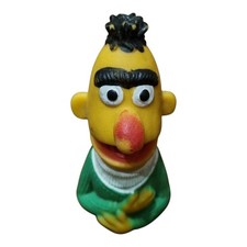 Bert Sesamstraße VINTAGE Gummi Fingerpuppe Spielfigur Sesamstrasse 70er Figur