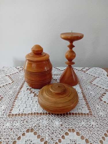 Ddr holz kerzenständer - ddr,