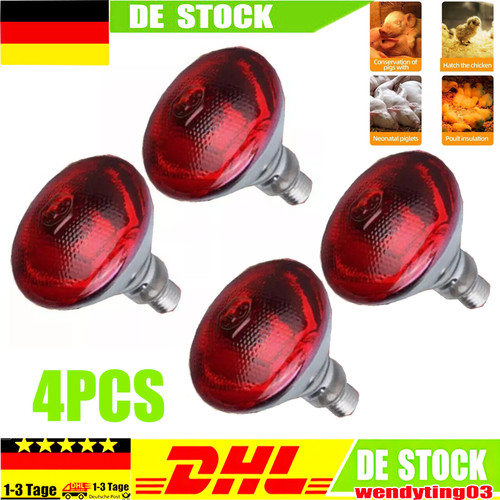 Infrarotlampe wärmelampe - 4x,