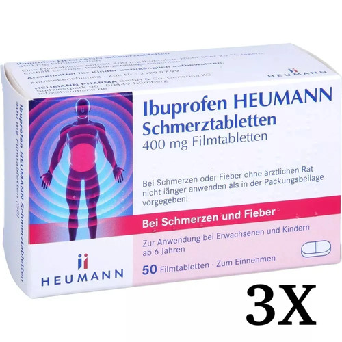 Ibuprofen heumann - 3x,