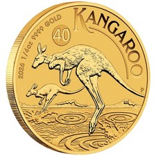 Goldmünze 1/4 oz Känguru 40