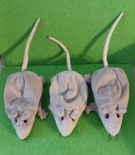 3er Set grau IKEA Ratte GOSIG RATTA   Plüschtier Kuscheltier Grau Schwarz