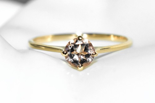9ct gold morganite - 9ct,