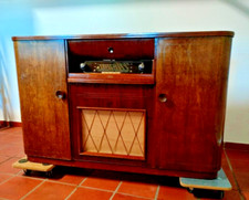 Konzertschrank Musiktruhe 50erJahre Tonmöbel Plauen Röhrenradio Bar Plattenfach