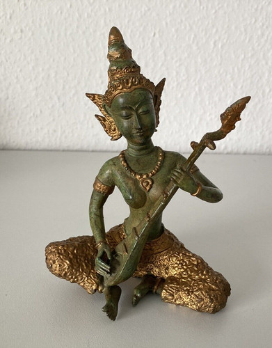 Bronze figur thailand - figur,