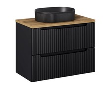 Bad Waschtisch Set ILUNA Black