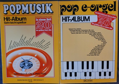 Pop orgel popmusik - e-orgel/popmusik, hit-album
