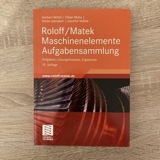 Roloff/Matek Maschinenelemente Aufgabensammlung: Aufgabe... | Buch | Zustand gut