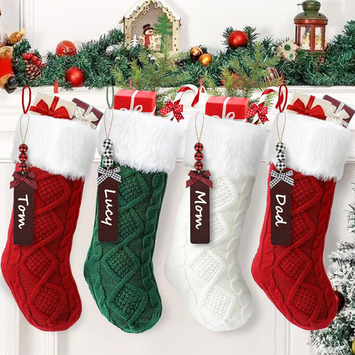 Weihnachtsstrumpf 4er set - set, 46cm