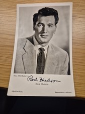 Rock Hudson Autogrammkarte RKO