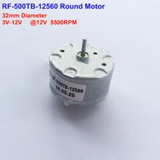32mm Diameter Motor Mini RF-500TB-12560 Motor DC 3V-12V 5500RPM Bell Fragrance