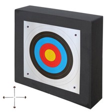 Zielscheibe Bogenschießen extrastark Polifoam 80x80x17 Auflage Scheibennägel