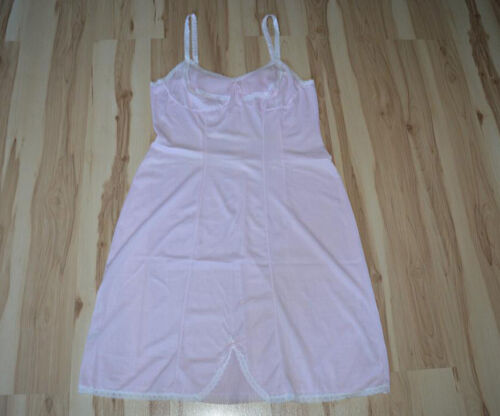 Omas perlon plissee unterkleid - plissee,