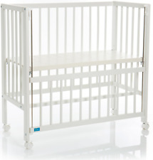 Fillikid Beistellbett Cocon weiß 45x95 cm – höhenverstellbar, mit Rollen - Gut