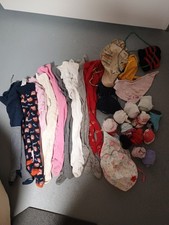 9 Strumpfhosen und 12 Socken, 2 Mützen, 2Halstüche, 2 Handschuhe paket Gr. 74-92