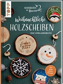 Weihnachtliche holzscheiben - weihnachtliche,