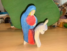 Ostheimer, Maria auf dem Esel reitend unbespielt, leider ein Eselsohr beschädigt