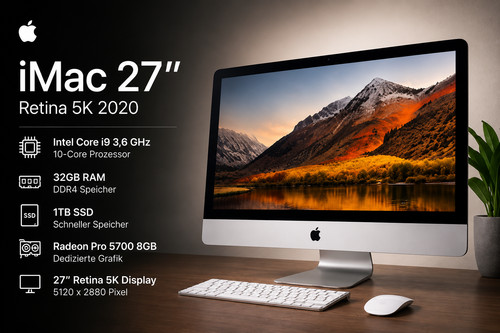 Apple imac 2020 i9 - 27", |