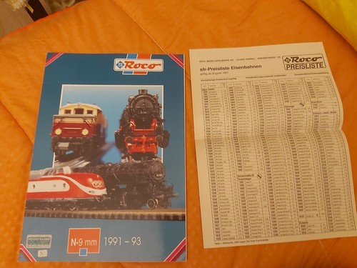 Zugkatalog roco 1991 93 mit - -,