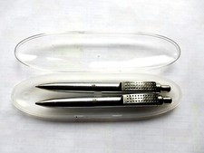 Schreibset Kugelschreiber/Bleistift 05mm-Sparkasse-edle Rarität-Metall-top-OVP