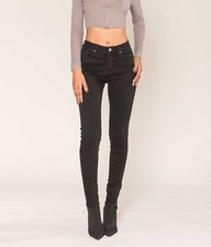 Damen Jeans PUSH UP Slim fit  Stretch Denim Schwarz Nina Carter P076-8