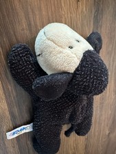 NICI Stofftier Plüschtier Kuscheltier, schwarzes Schaf liegend