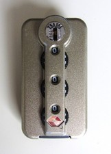 RIMOWA  ZUBEHÖR  TSA - SCHLOSS   TITANIUM  GEBRAUCHT